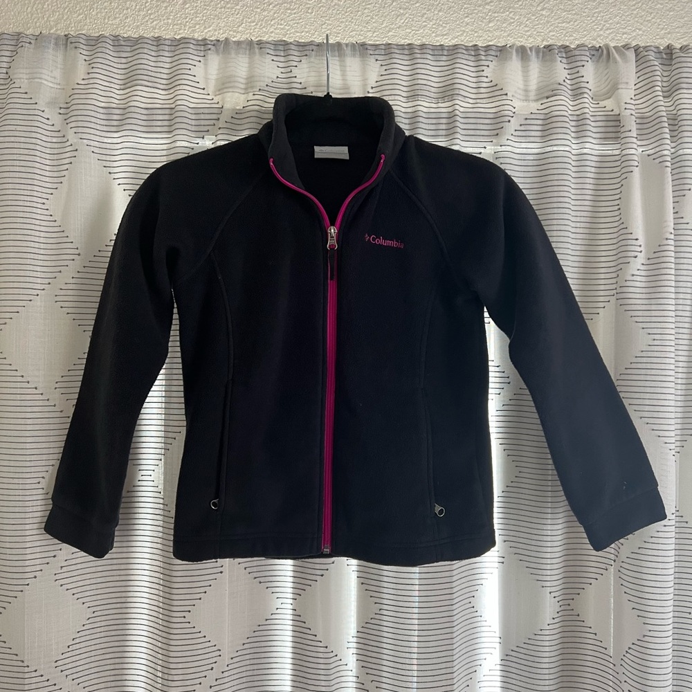 Girls Columbia fleece jacket size medium 7/8